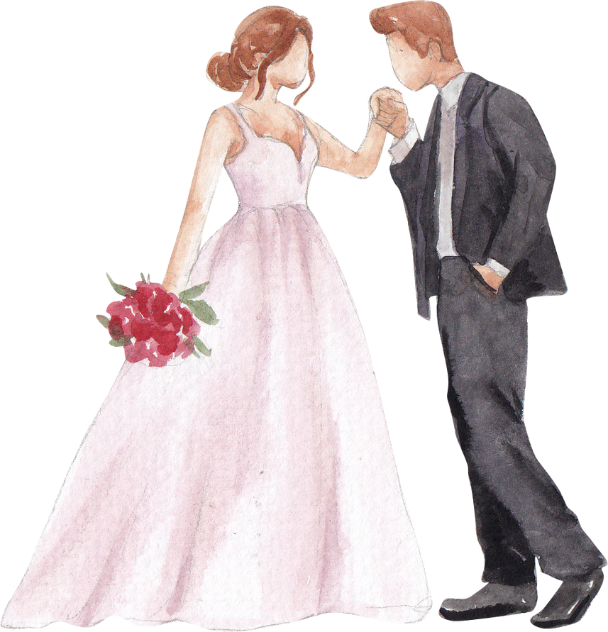 Groom and Bride 